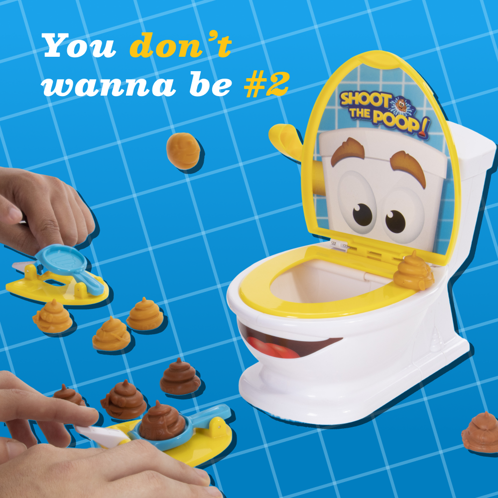 Shoot The Poop! Game – Fling Poop Skill Game with Fun Sounds for Kids